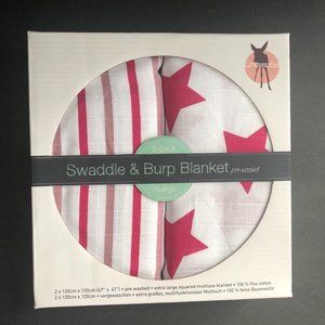 Lassig Swaddle and Burp Blanket.